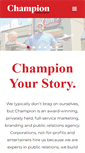 Mobile Screenshot of championmgt.com